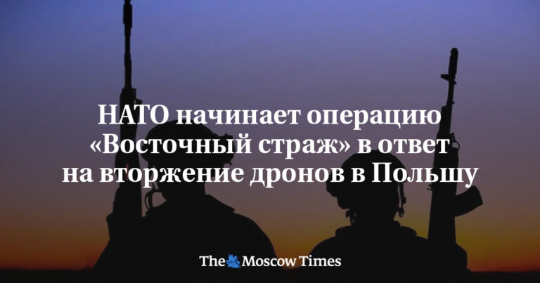 НАТО начинает операцию «Восточный страж» в ответ на вторжение дронов в Польшу